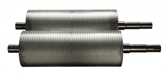 Fibertech Chevron Processor Rolls Horning Fibertech Chevron Kernel Processor Rolls