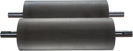 Straight tooth processor rolls Horning Straight Tooth Kernel Processor Rolls